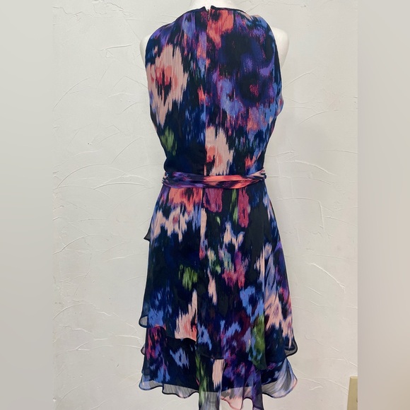 Tahari Arthur S. Levine floral print a-line dress - Picture 3 of 10